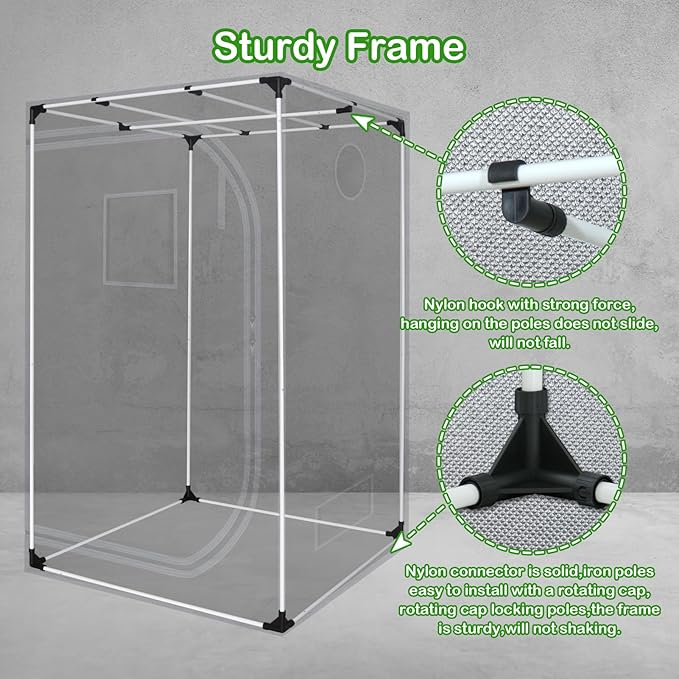 Grow Tent 48"x48"x78" Growing Tents - Image 7