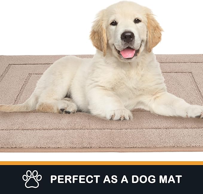 PURRUGS Dirt Trapping Door Mat 24" x 35.5", Non-Slip/Skid Machine Washable - Image 4