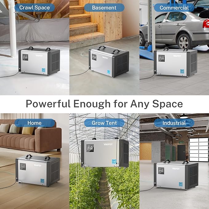 Yaufey 70 Pint Energy Star Commercial Dehumidifier - Image 8