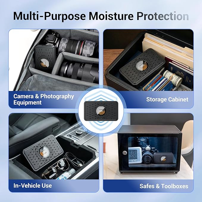 Auto Power-off Rechargeable Desiccant Dehumidifier - Image 7