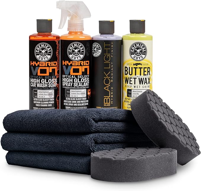 Chemical Guys HOL203 Black Car Care Kit, 9 Items by ChemicalGuys