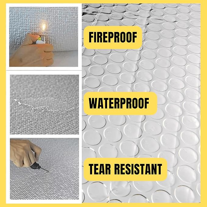 Premium Attic Door Insulation Cover, 25″x54″x11″, Extra Thick Double Bubble - Image 4