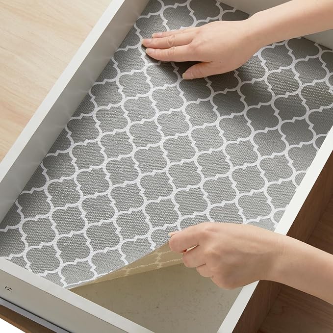Viseeko Shelf and Drawer Liner for Kitchen Cabinet, Non-Adhesive Cabinet Liners - Image 9