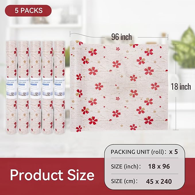 FIFTY FEET 18"x96" Non-Adhesive Shelf Liner - Image 5