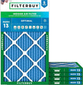 Filterbuy 12x25x1 Air Filter MERV 13 Optimal Smoke & Allergy Defense, by Filterbuy