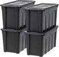 IRIS USA 31 Gallon Heavy Duty Storage Totes by IRISUSA