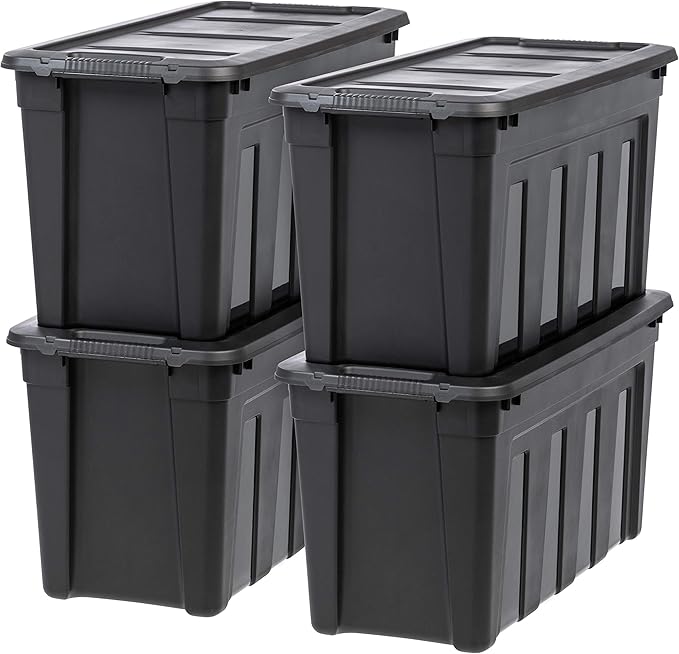IRIS USA 31 Gallon Heavy Duty Storage Totes by IRISUSA