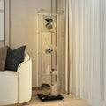 Yoluckea 4 Tiers Glass Display Cabinet by Yoluckea