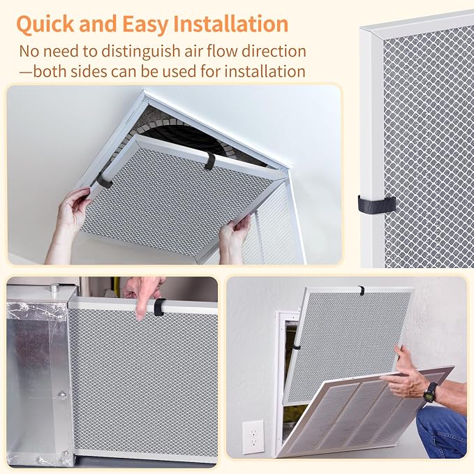 2-Pack 24x30x1 MERV 8 Reusable & Washable Electrostatic Air Filters - Image 6
