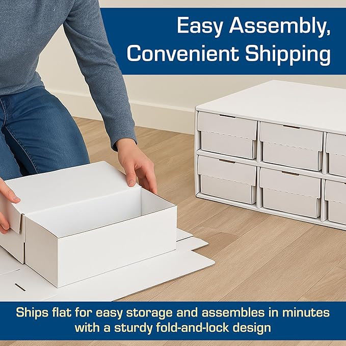 BCW 1600 Count Two Row Card House Storage Box - Image 6