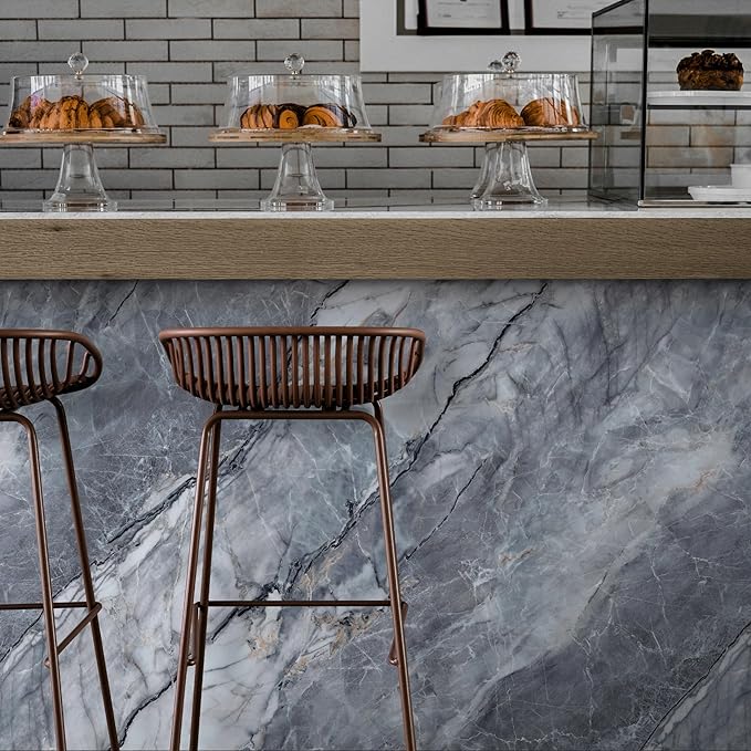 Marble Peel and Stick Waterproof Wall Paneling, Covers 38.75 Sq. Ft. - Image 8