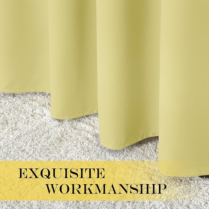 NICETOWN Blackout Curtains 54 Inches Long, Thermal Insulated Room Darkening - Image 4