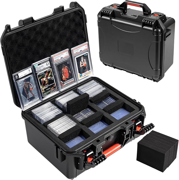 QINGUANG Graded Card Storage Box, Trading Card Case by QINGUANG