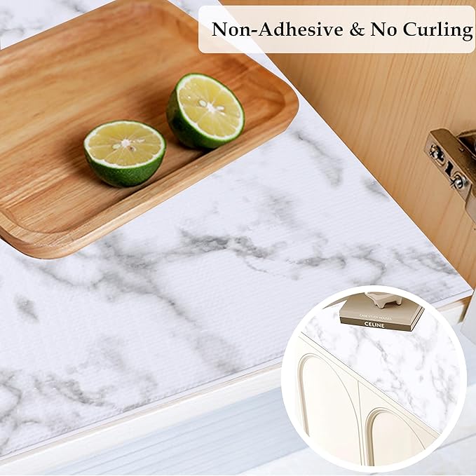 Cabinet Liner Non Slip Waterproof 12 Inch Wide X 20 Ft Non Adhesive Drawer - Image 5