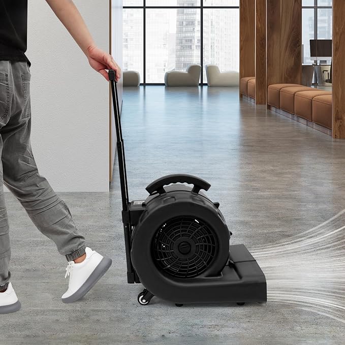 750W Commercial Floor Dryer, 750W Portable Air Mover & Commercial Floor Blower - Image 6