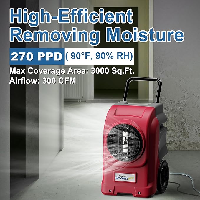 AlorAir 270 Pints Commercial Dehumidifiers - Image 3