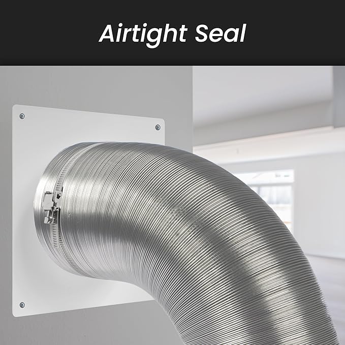 Repa Market 6 Inch Duct Connector Flange – Plastic Round Male Fit Vent Pipe - Image 3