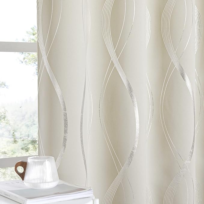NICETOWN Bedroom Curtains Small Blackout Panels, Window Treatment Thermal by NICETOWN