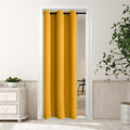 MYSKY HOME Mustard Yellow Door Curtain by MYSKYHOME
