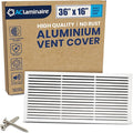 36x16 Inch Air Return Vent Cover Decorative – Premium Aluminum AC Vent Cover by LAMINAIRE