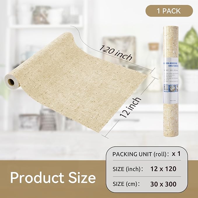 FIFTY FEET 12"x120" Non-Adhesive Shelf Liner - Image 5
