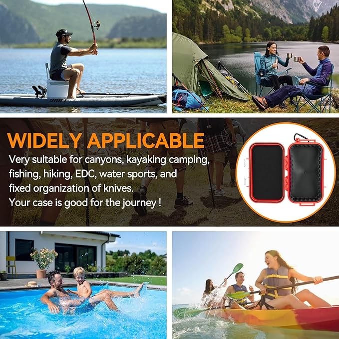 Dry Box Outdoor Waterproof Airtight Storage Case Hard Shell Wet Dry Box Carry - Image 4
