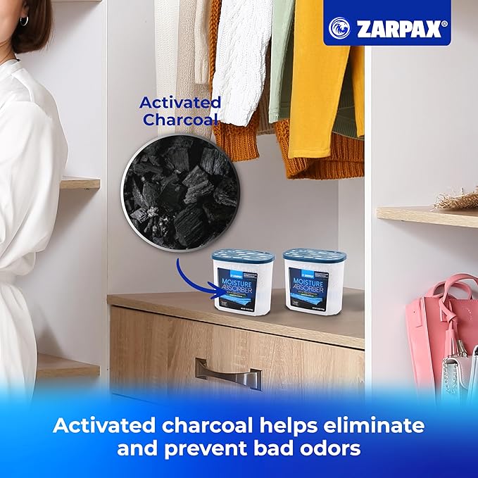Moisture Absorber Activated Charcoal 18 oz/510g | Removes Moisture, Humidity & - Image 5