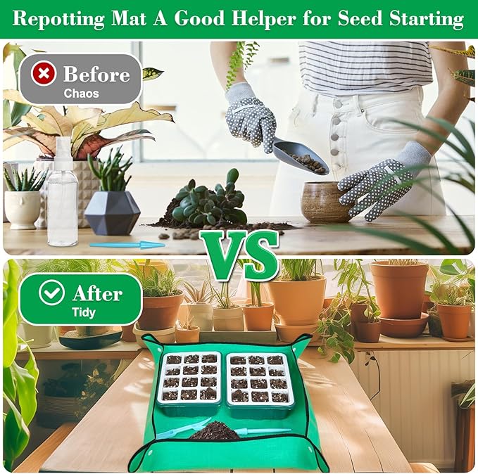Reusable Silicone Seed Starter Tray, 96 Cells Seed Starter Kit - Image 7
