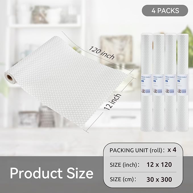 FIFTY FEET 12"x120" Non-Adhesive Shelf Liner - Image 5