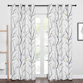 NICETOWN Branch Fall Curtains for Living Room 84 inches Long, Grommet Blackout by NICETOWN
