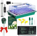 Seed Starter Kit with Grow Lights & Heat Mat – 40-Cell Seed Starter Tray by GROWFRIEND