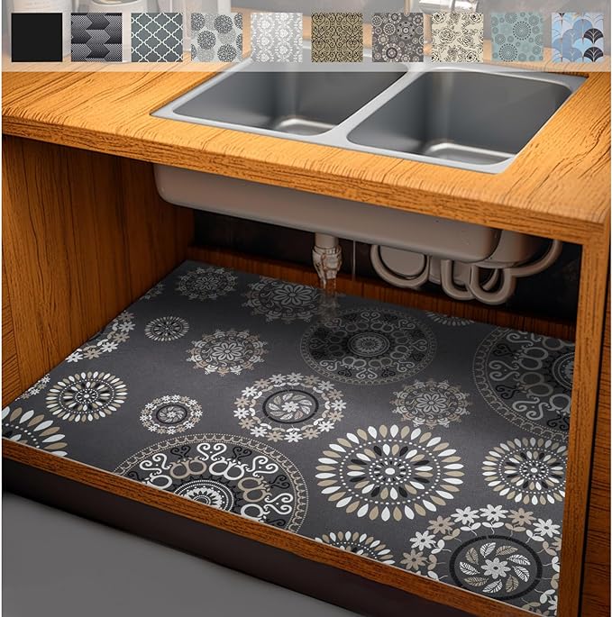 AiBOB Waterproof Under Sink Mat, Absorbent Quick Dry Sink Liners Protect by AiBOBGoodValueChairmatforFloorProtection