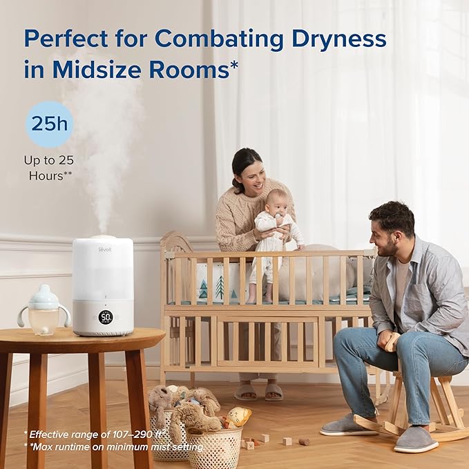 LEVOIT Smart Cool Mist Top Fill Humidifiers - Image 5