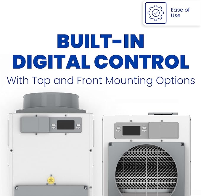 AprilAire E080 Pro 80-Pint Whole-House Dehumidifier + Model 76 Wall Mount - Image 9