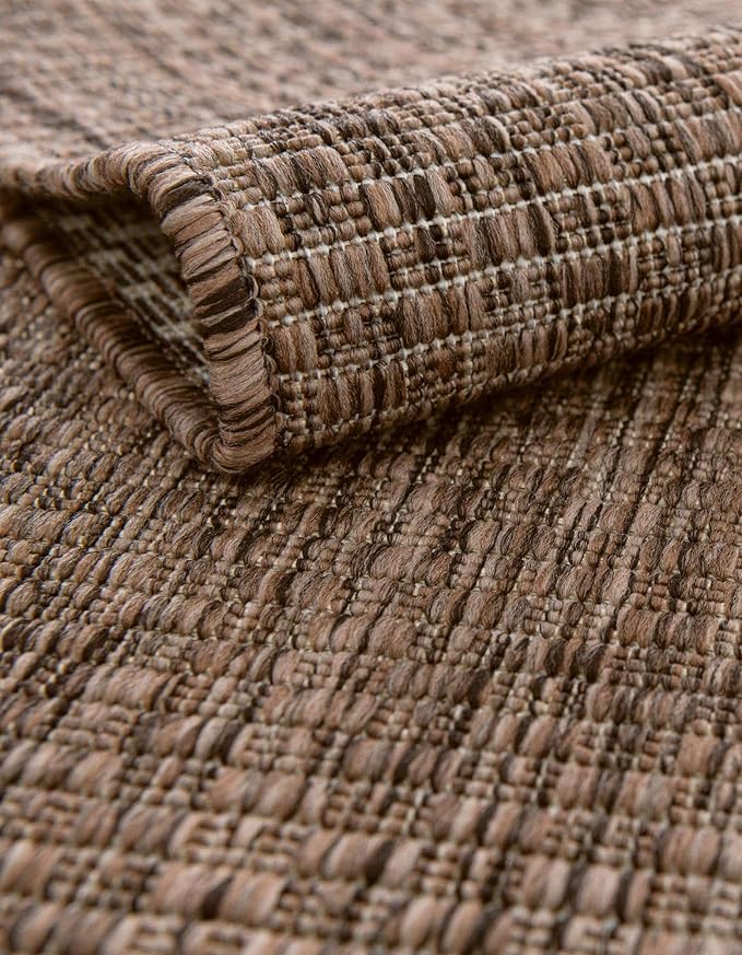 Unique Loom Outdoor Solid Collection Area Rug - Image 5