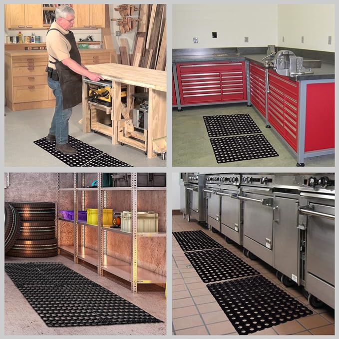 SafetyCare Interlocking Rubber Drainage Floor Mat - Image 3