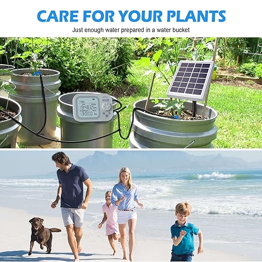 Solar Automatic Drip Irrigation System Houseplant Auto Self Watering Device - Image 3