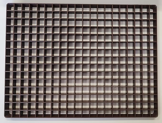 HT-101 Black w/Brown Grids 10.5" x 13.5" x 2.25" - Image 2
