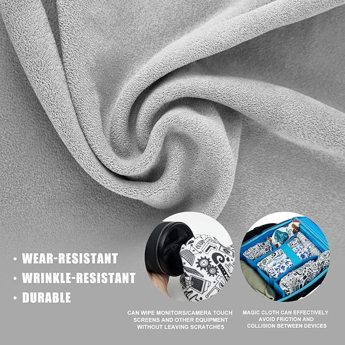15 in Camera Wrap with Pouch, Lens Protective Wrap, Anti-scratch Anti-dust - Image 2