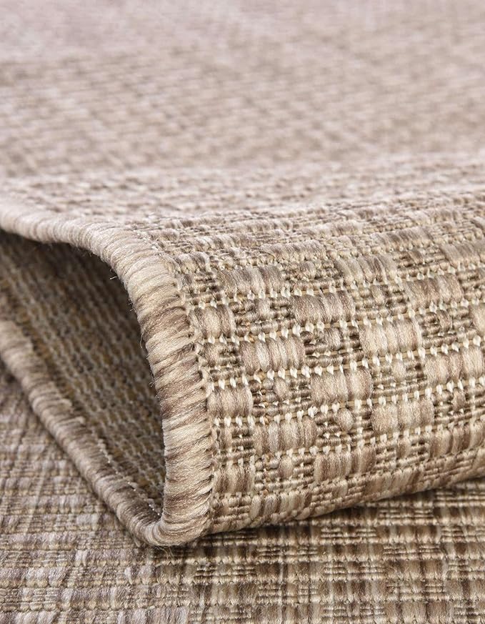 Unique Loom Collection Casual Transitional Solid Heathered Indoor/Outdoor - Image 6