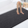 Smiry Luxury Chenille Bathroom Rugs 71x47, Extra Soft and Absorbent Shaggy Bath by Smiry