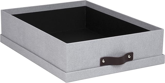 Bigso Oskar Canvas Fiberboard Document Letter Box - Image 3