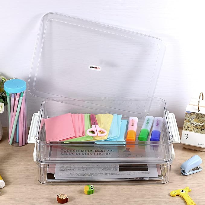 BTSKY 2 Pack Plastic Storage Containers - Image 6