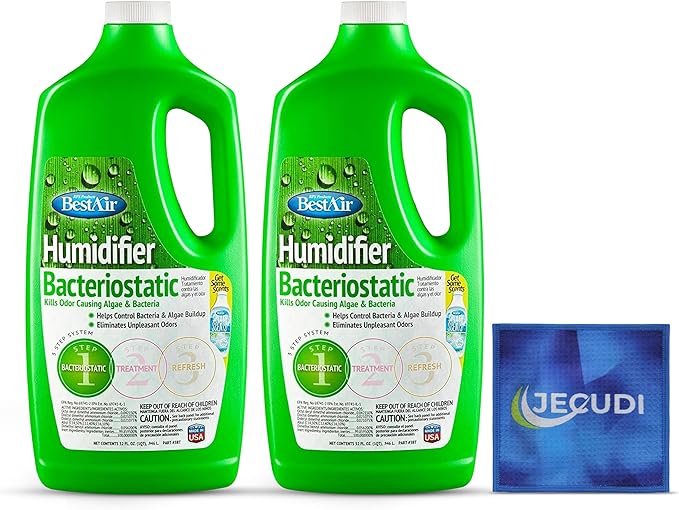Bacteriostatic Humidifier Water Treatment – Comprehensive Humidifier Cleaning by JECUDI