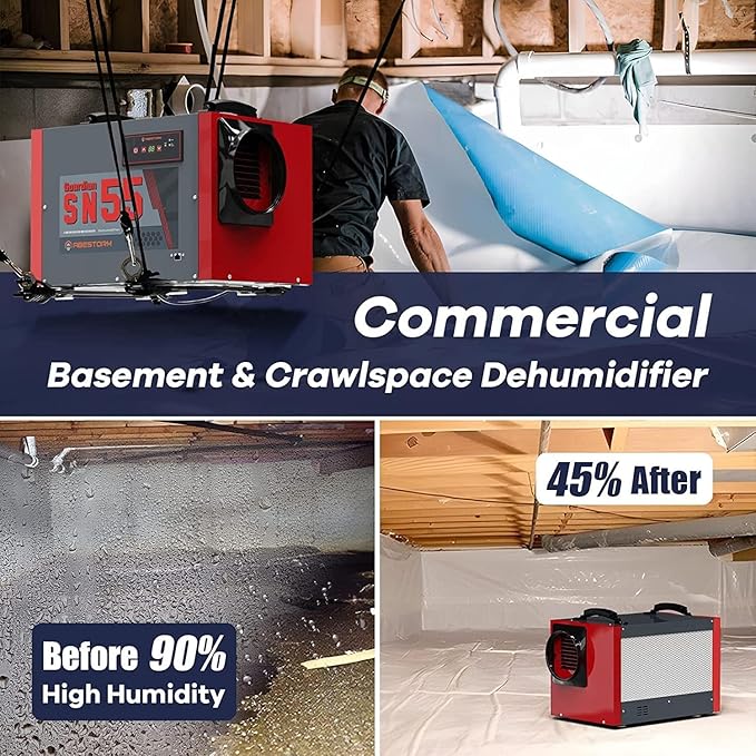 Abestorm Hanging Kits for Crawl Space & Basement Dehumidifiers, Easy Way to - Image 3