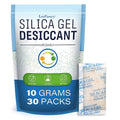 LotFancy Silica Gel Packets, 10 Gram 30 Packs Rechargeable Desiccant by LotFancy