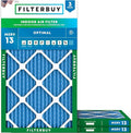 Filterbuy 10x24x1 Air Filter MERV 13 Optimal Smoke & Allergy Defense, by Filterbuy