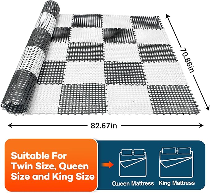 LILXIU Plastic Mattress Underlay 82.6 X 70.8 Inch RV Mattress Underlay Moisture - Image 3