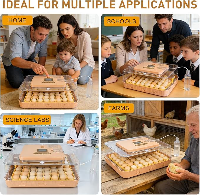 Master 56 Egg Incubator for Breeders, Fully Automated, Accurate Humidity & Temp - Image 9