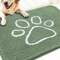 OLANLY Dog Door Mat for Muddy Paws 30x20, Paw Print Design, Absorbs Moisture by OLANLY